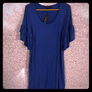 Lane Bryant Blue dress with sleeves